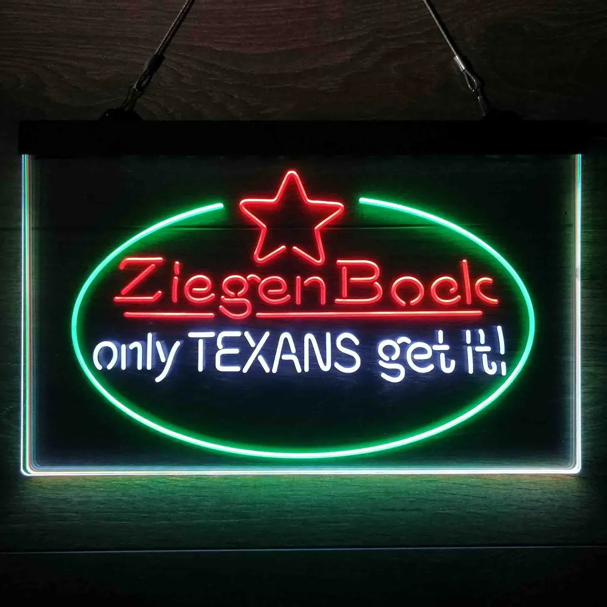 Ziegenbock Amber Only Texans Get It Neon-Like Led Sign 14