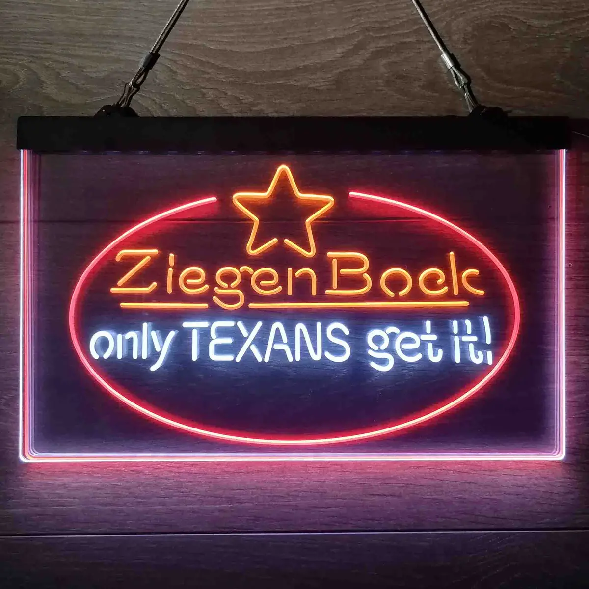 Ziegenbock Amber Only Texans Get It Neon-Like Led Sign 15