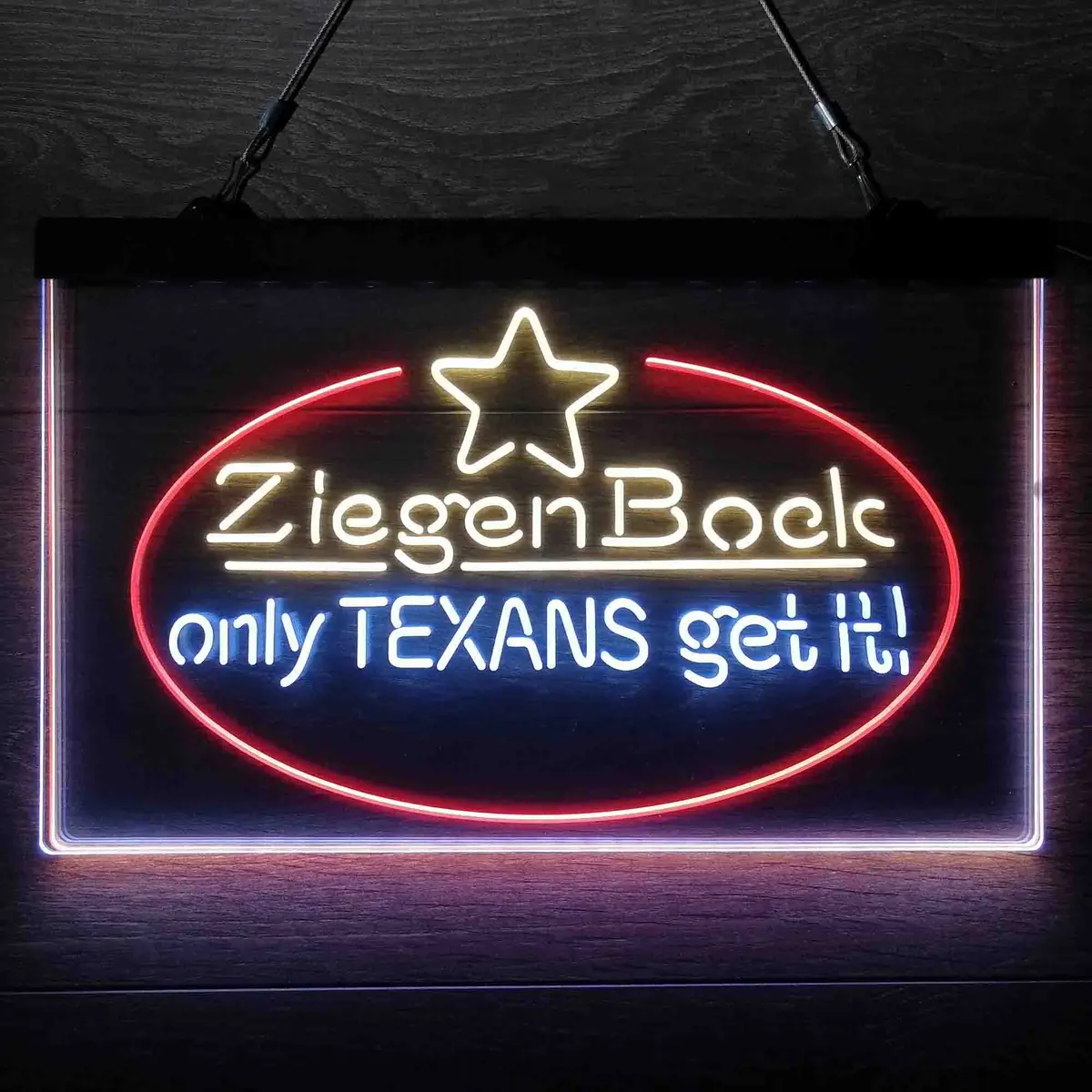 Ziegenbock Amber Only Texans Get It Neon-Like Led Sign 21