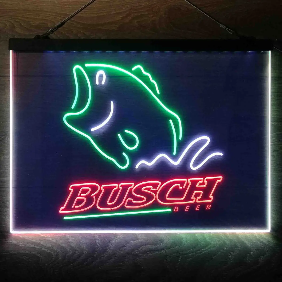 Busch Beer Fishing Camp Neon-Like Led Sign 25