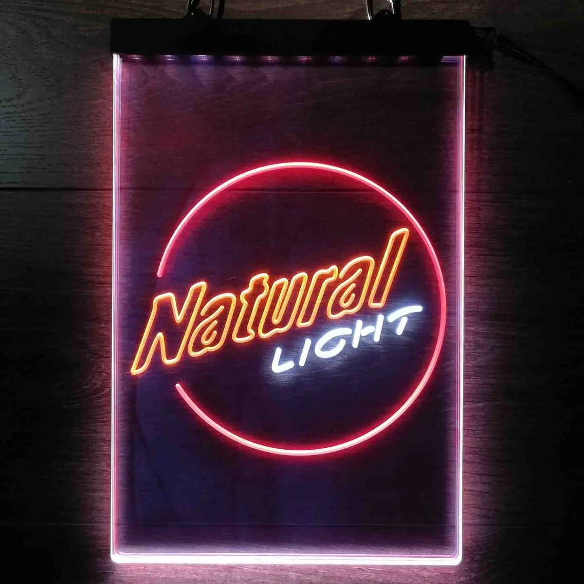 Natural Light Circle Bar Neon Led Sign 3 Colors 1