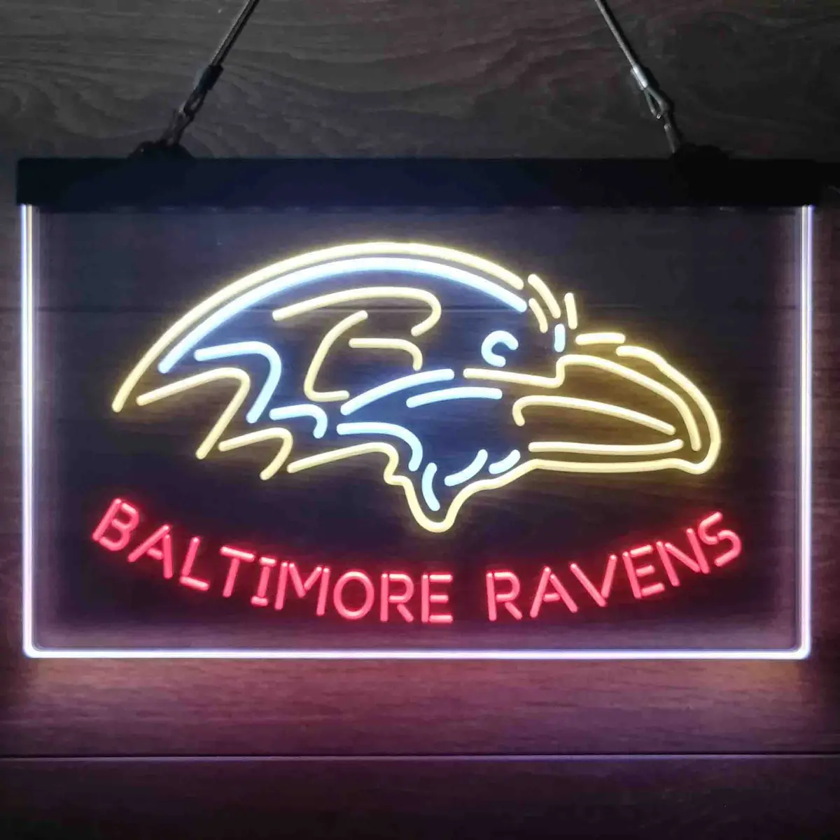 Baltimore Ravens  Neon 3-Color Led Sign 1
