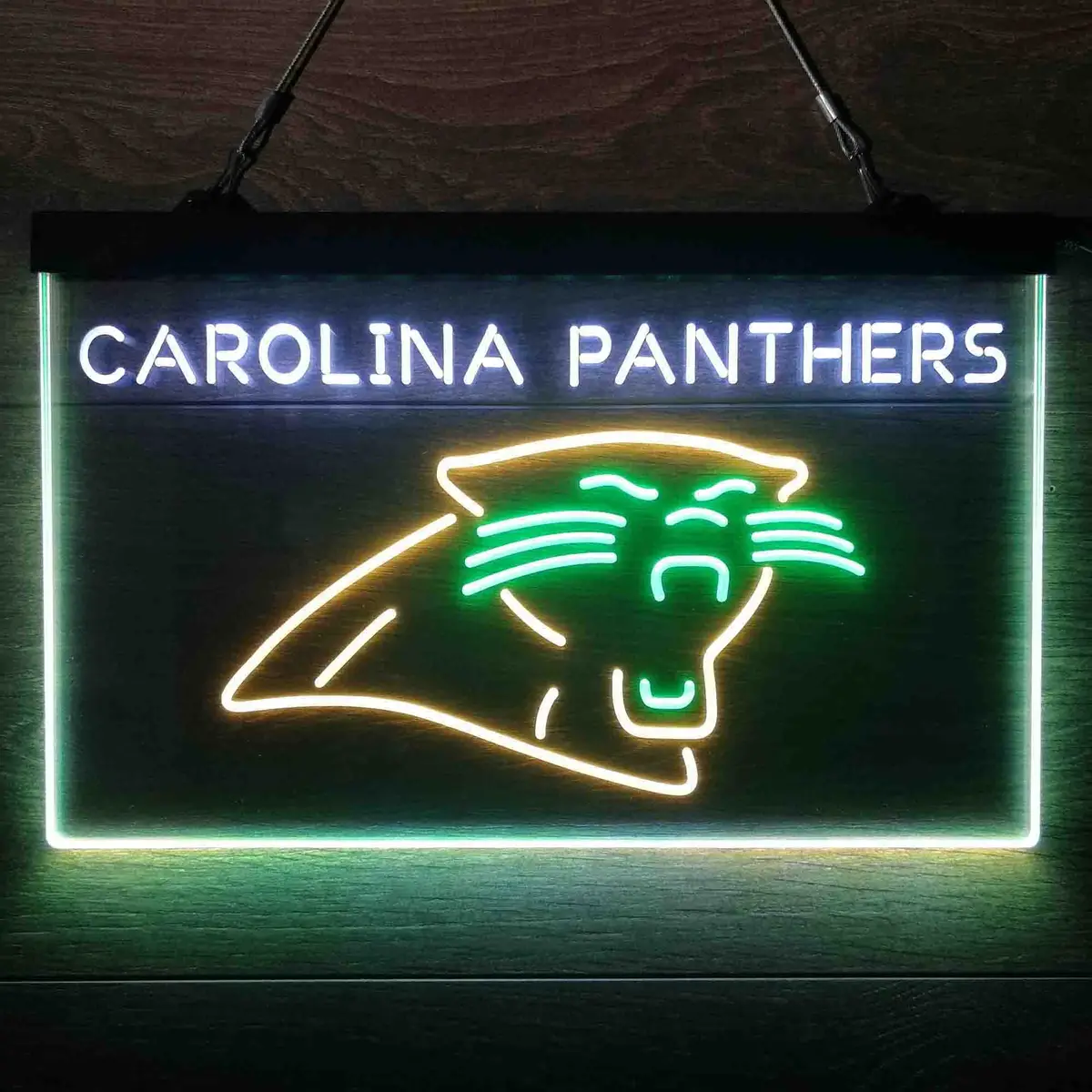 Carolina Panthers  Neon 3-Color Led Sign 1