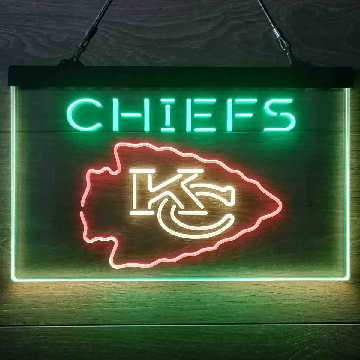 Kansas City Chiefs Dual-Color LED Neon Bar Sign - Image 25