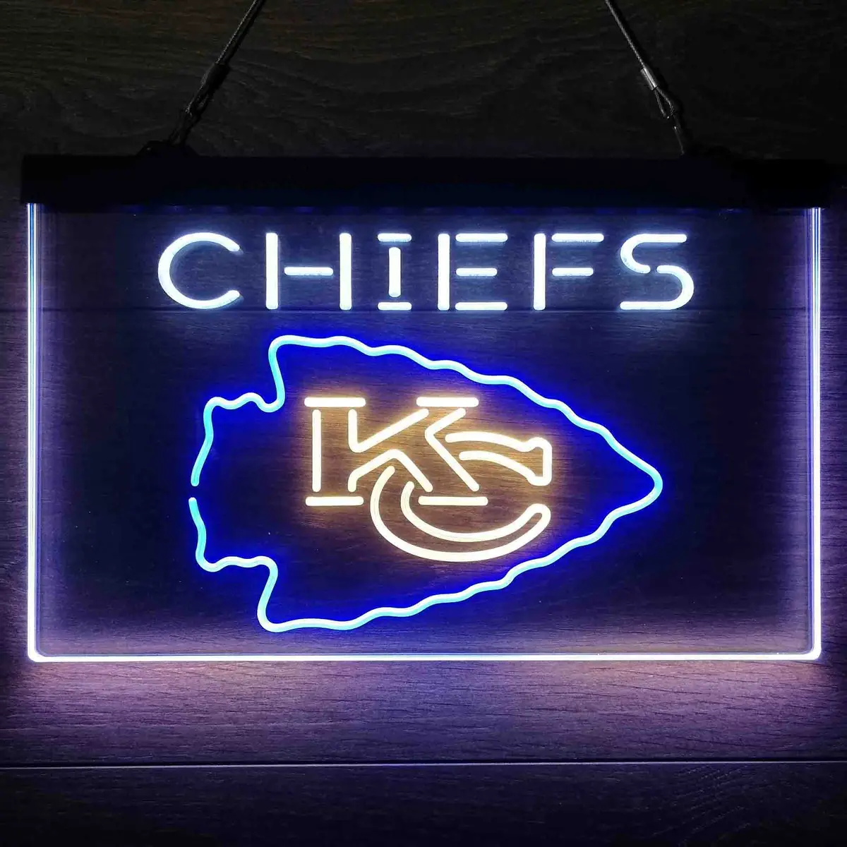 Kansas City Chiefs Dual-Color LED Neon Bar Sign - Image 19