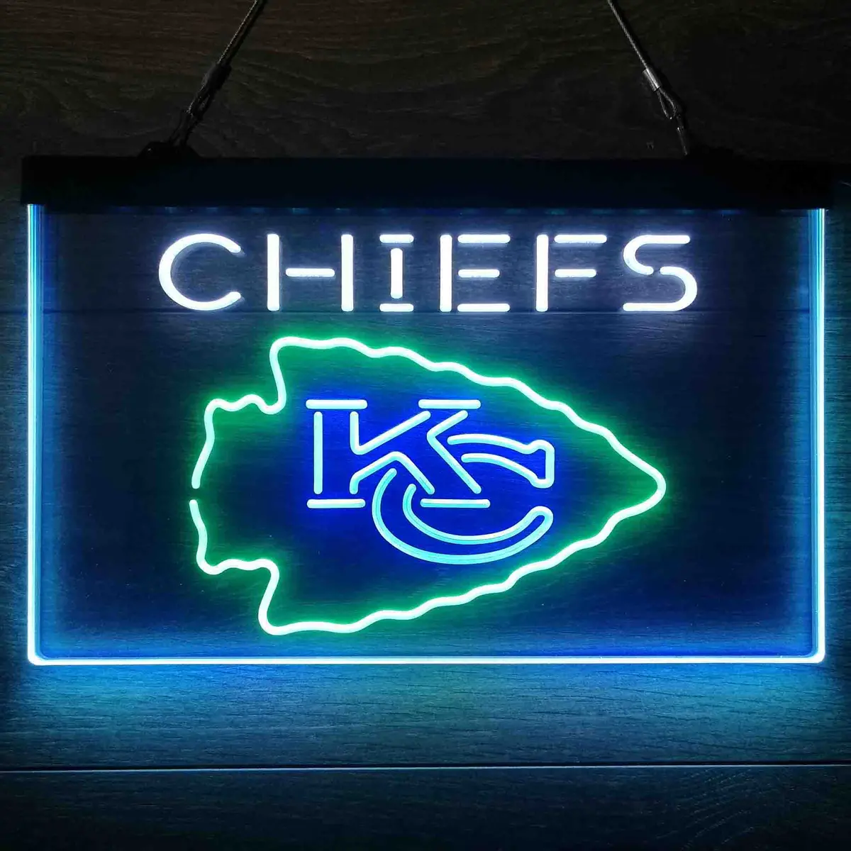 Kansas City Chiefs Dual-Color LED Neon Bar Sign - Image 24