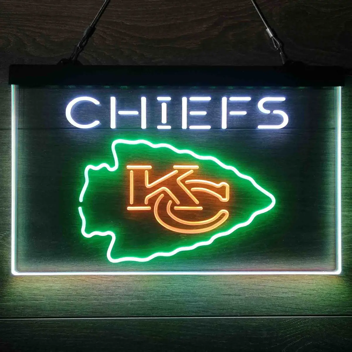 Kansas City Chiefs Dual-Color LED Neon Bar Sign - Image 23