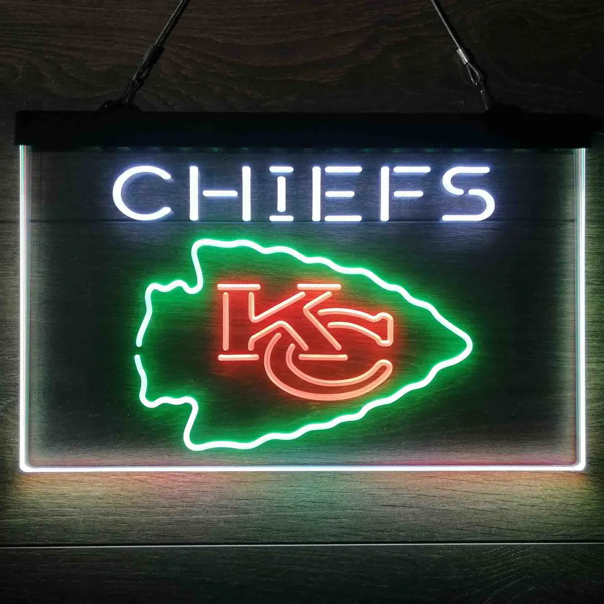 Kansas City Chiefs Dual-Color LED Neon Bar Sign - Image 16