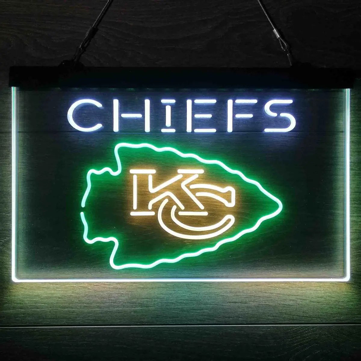 Kansas City Chiefs Dual-Color LED Neon Bar Sign - Image 15