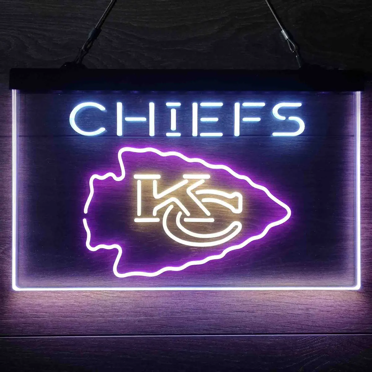Kansas City Chiefs Dual-Color LED Neon Bar Sign - Image 18