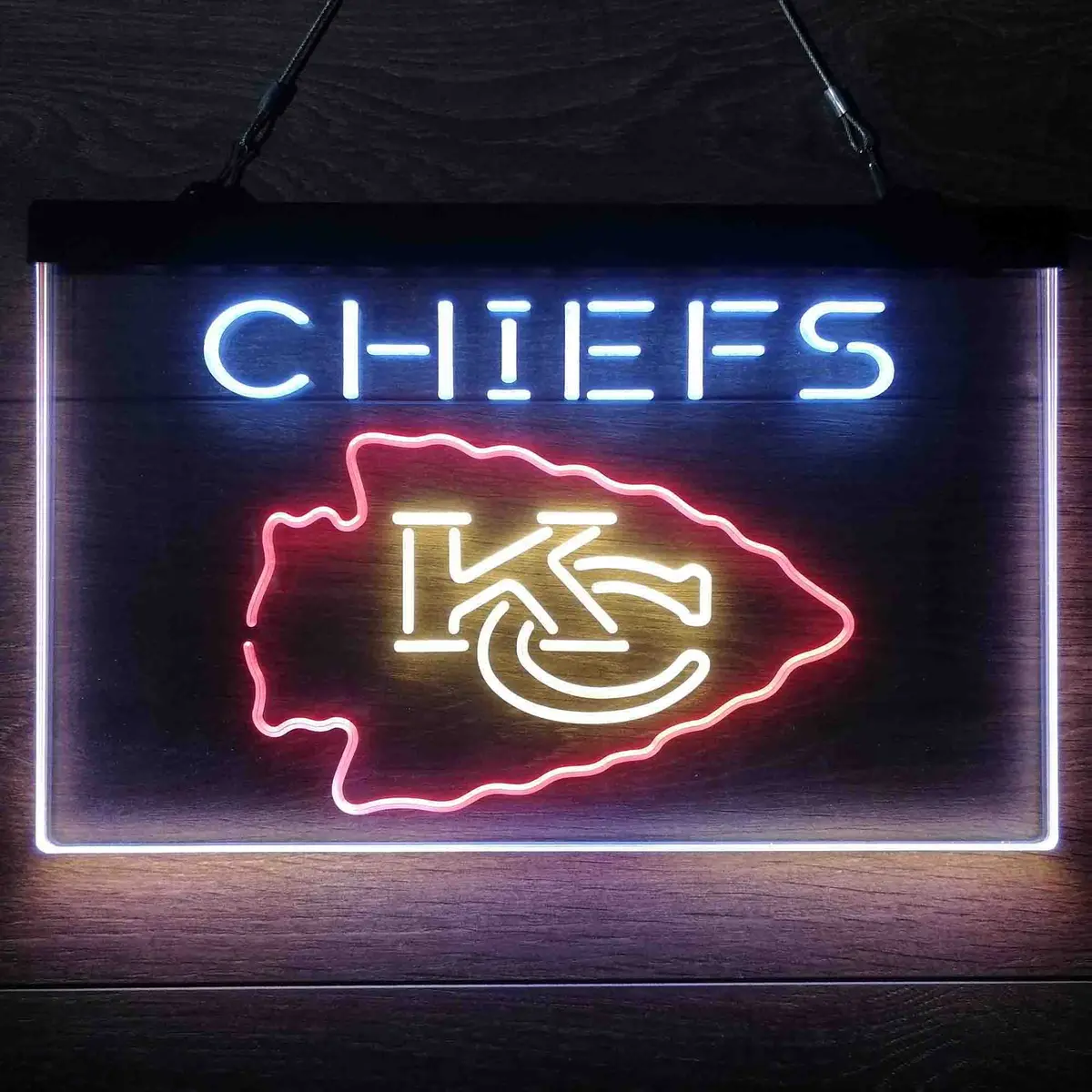 Kansas City Chiefs Dual-Color LED Neon Bar Sign - Image 26
