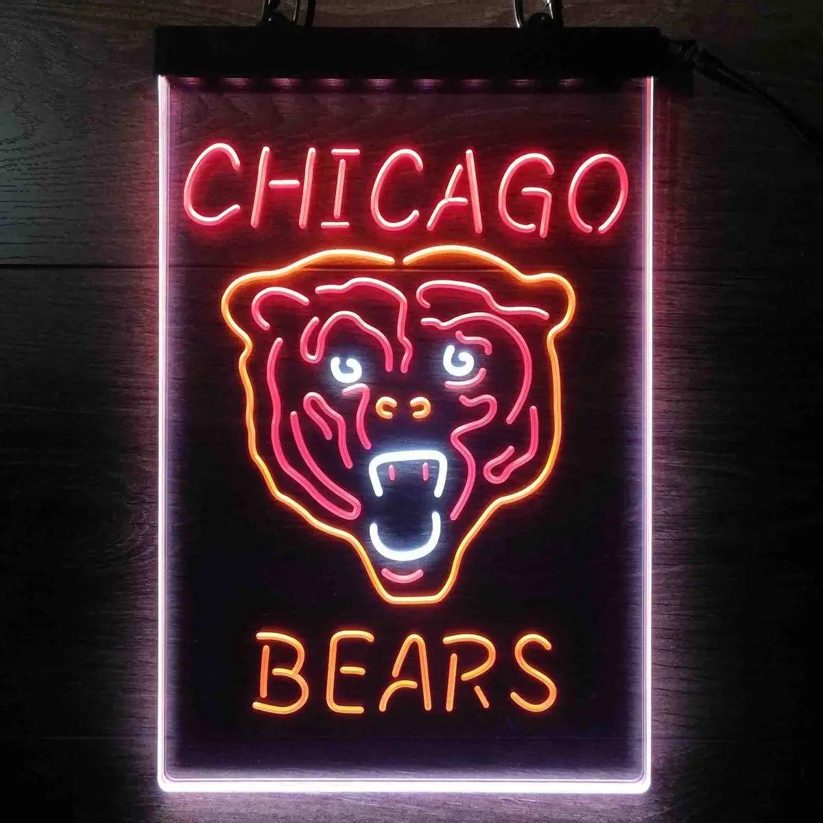 Chicago Bears Neon Led Sign 3 Colors 1