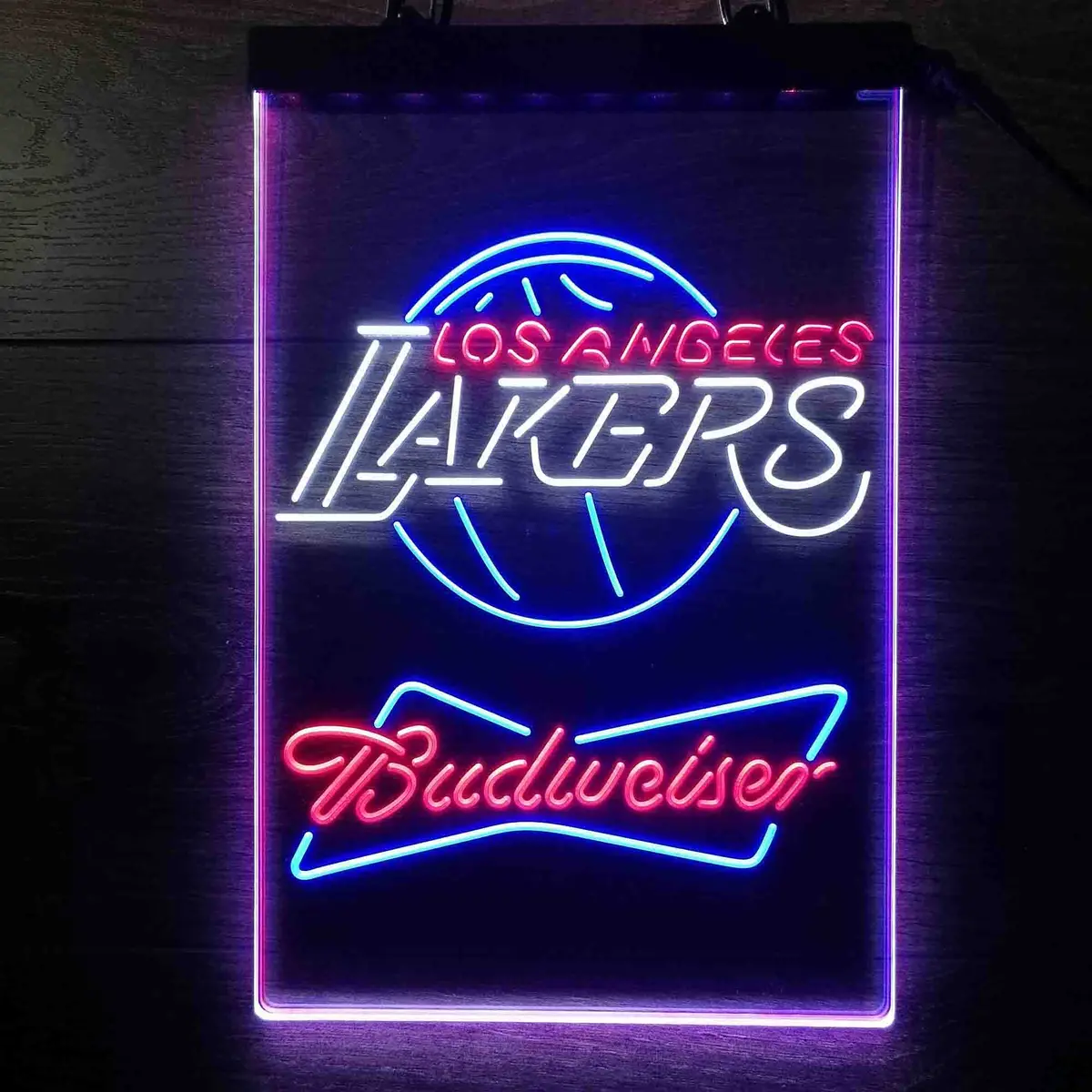 Los Angeles Lakers Nba Budweiser Neon Led Sign 3 Colors 1