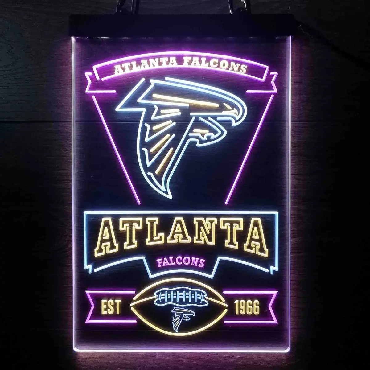 Atlanta Falcons Neon Led Sign 3 Colors 1