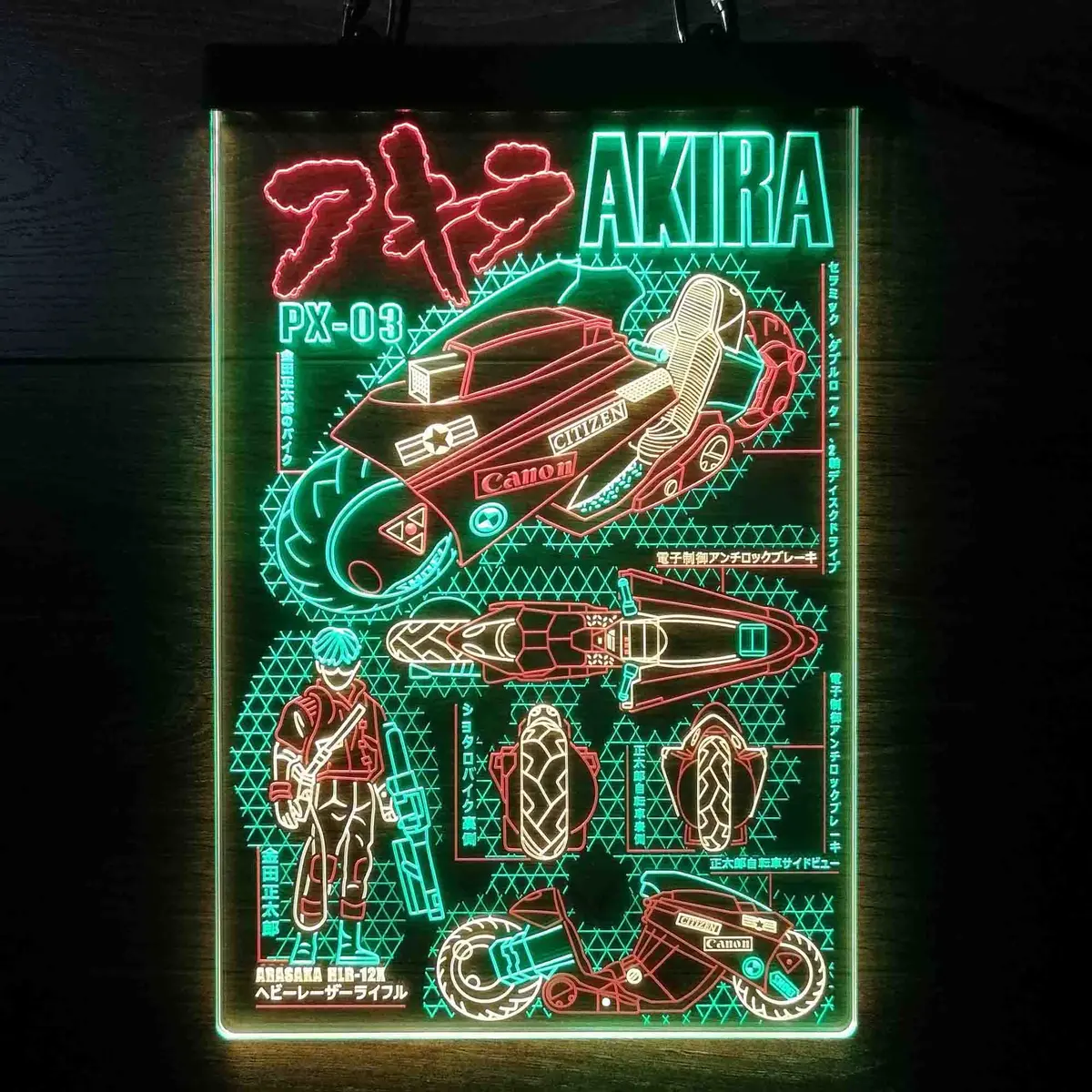 Akira Cyberpunk Bike Neon Led Sign 3 Colors 10