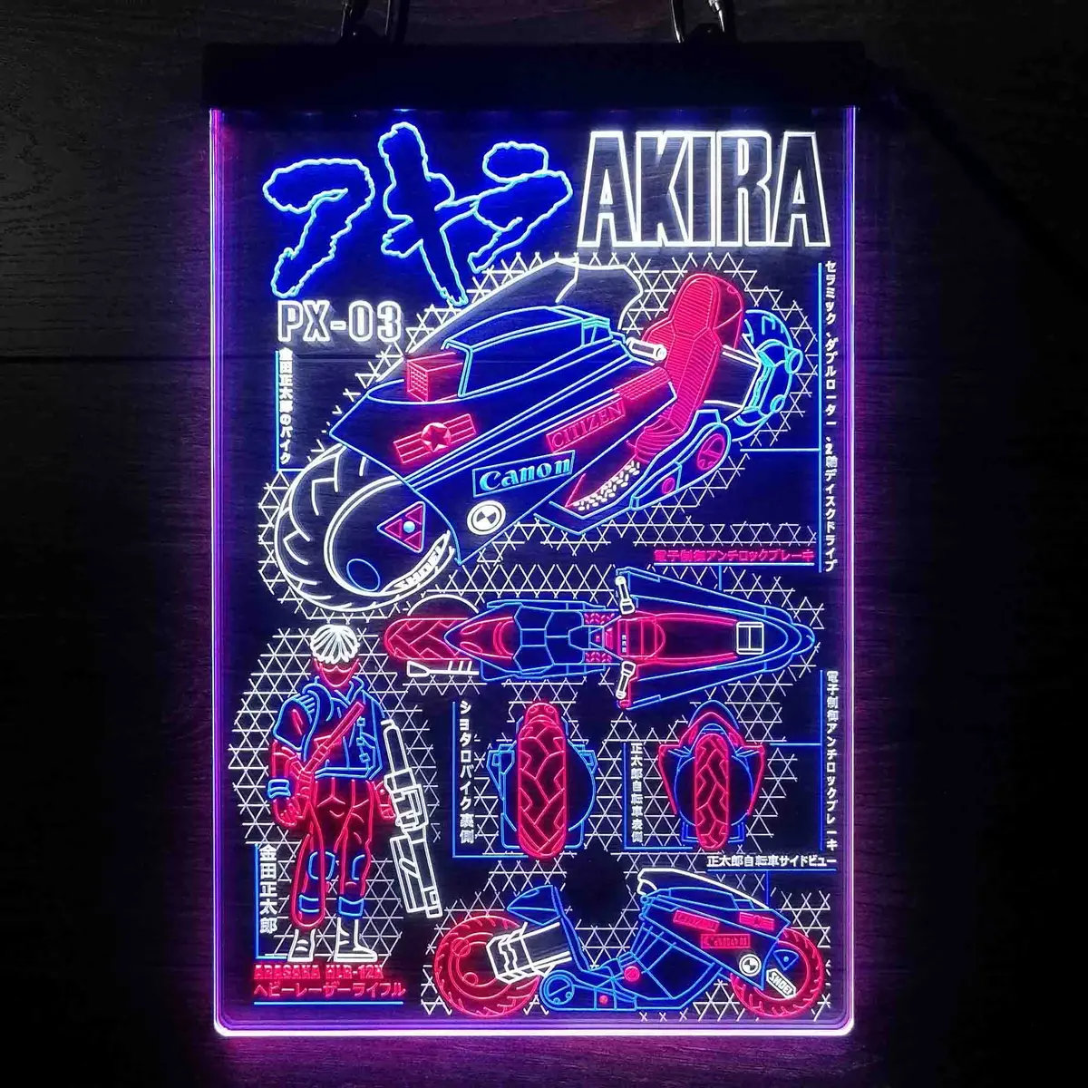 Akira Cyberpunk Bike Neon Led Sign 3 Colors 3