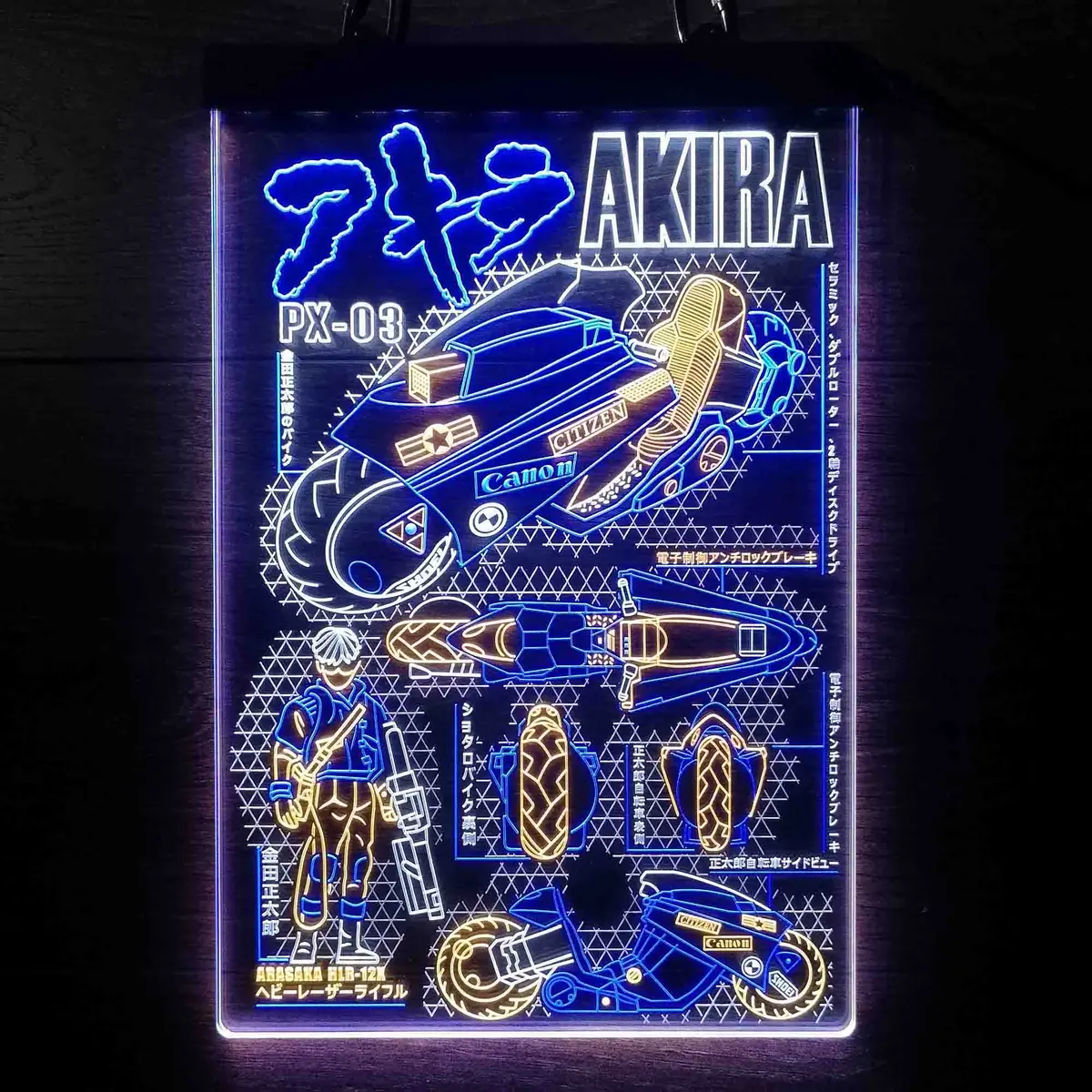 Akira Cyberpunk Bike Neon Led Sign 3 Colors 8