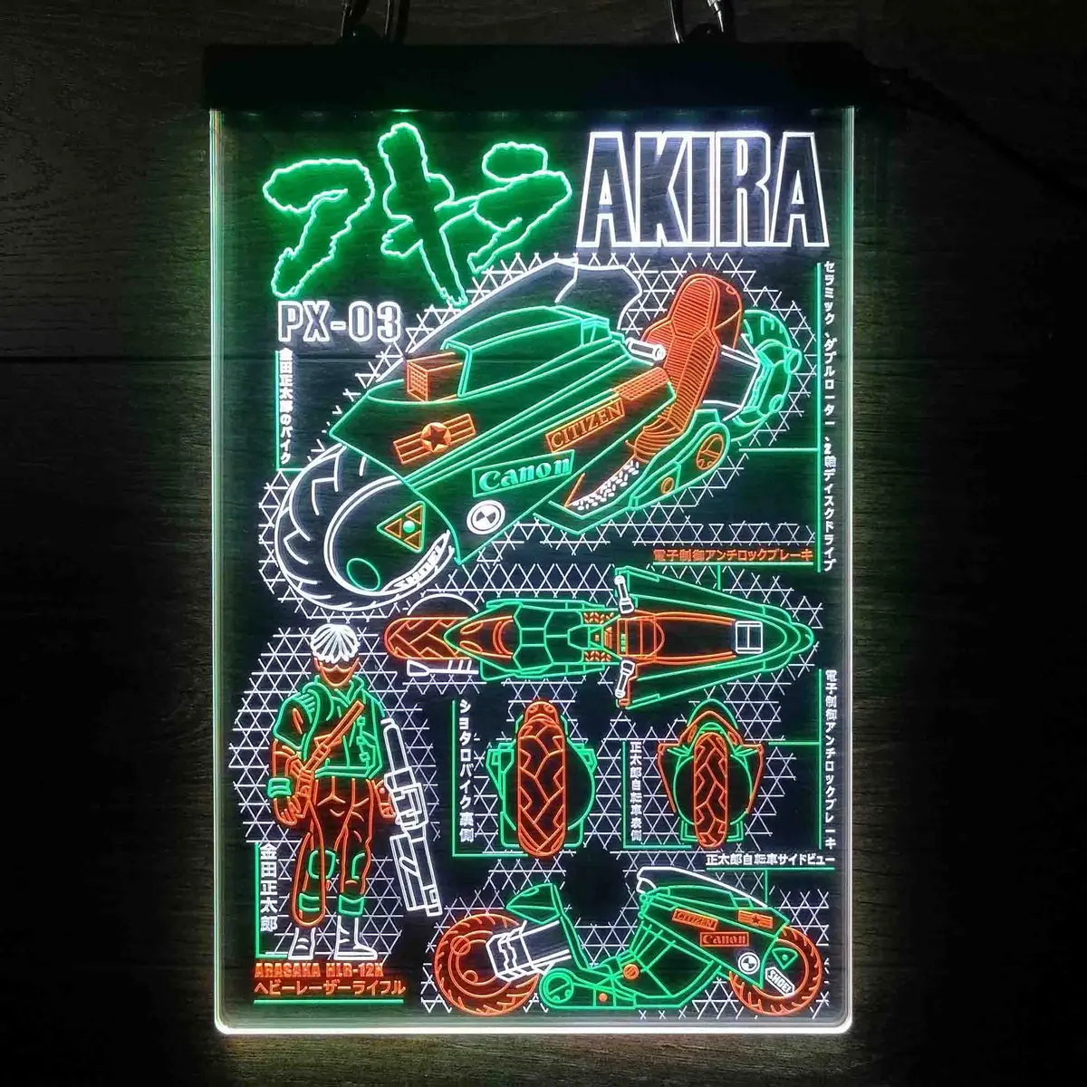Akira Cyberpunk Bike Neon Led Sign 3 Colors 7