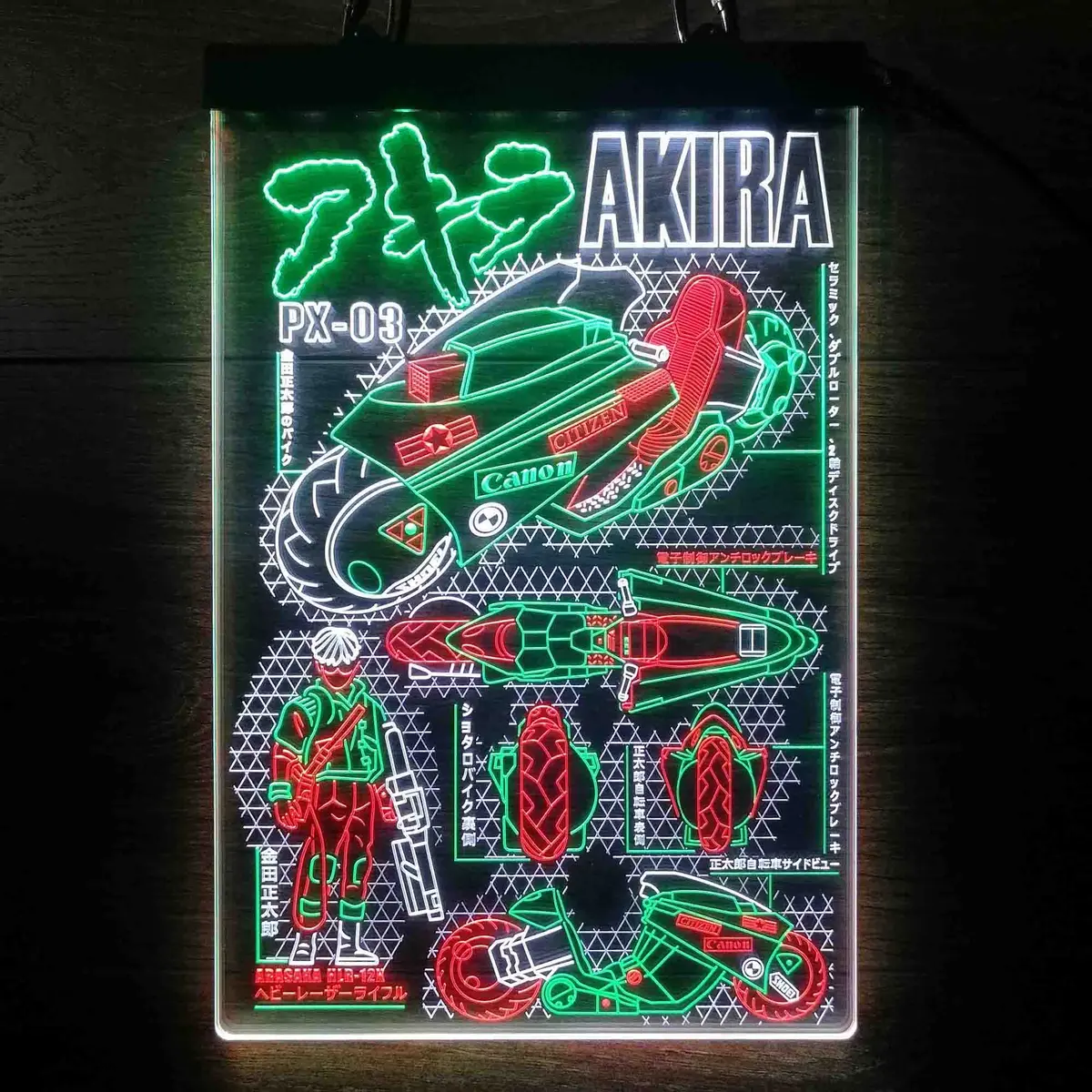 Akira Cyberpunk Bike Neon Led Sign 3 Colors 6