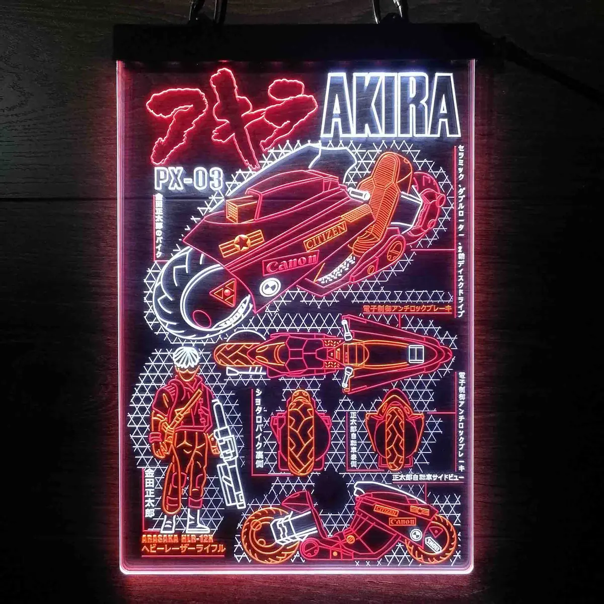 Akira Cyberpunk Bike Neon Led Sign 3 Colors 9
