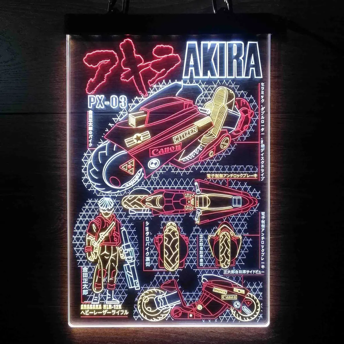 Akira Cyberpunk Bike Neon Led Sign 3 Colors 2