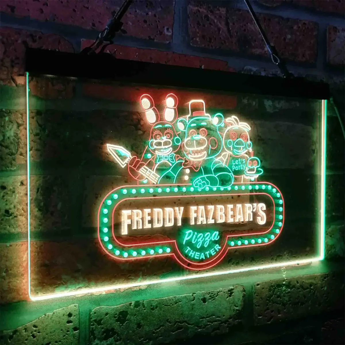 Freddy's Fazbear Five Nights At Freddy's Neon Led Sign 3 Colors 21