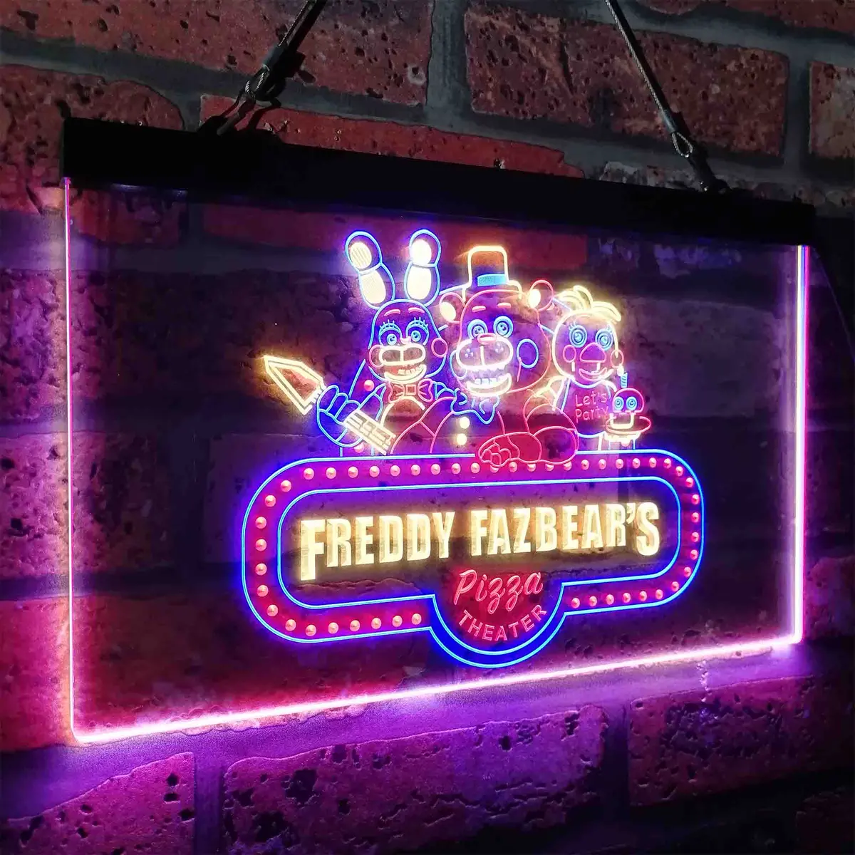 Freddy's Fazbear Five Nights At Freddy's Neon Led Sign 3 Colors 22