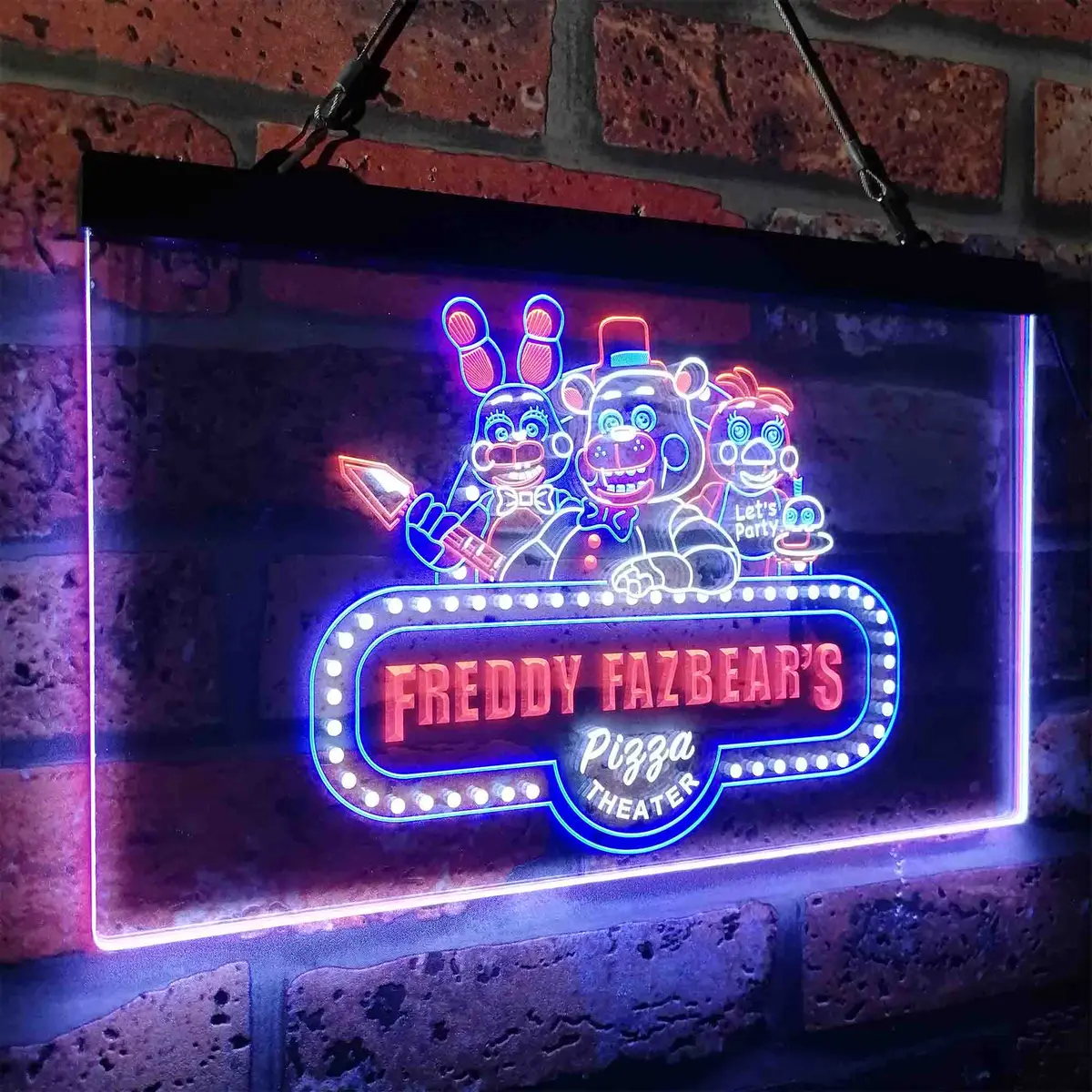 Freddy's Fazbear Five Nights At Freddy's Neon Led Sign 3 Colors 16