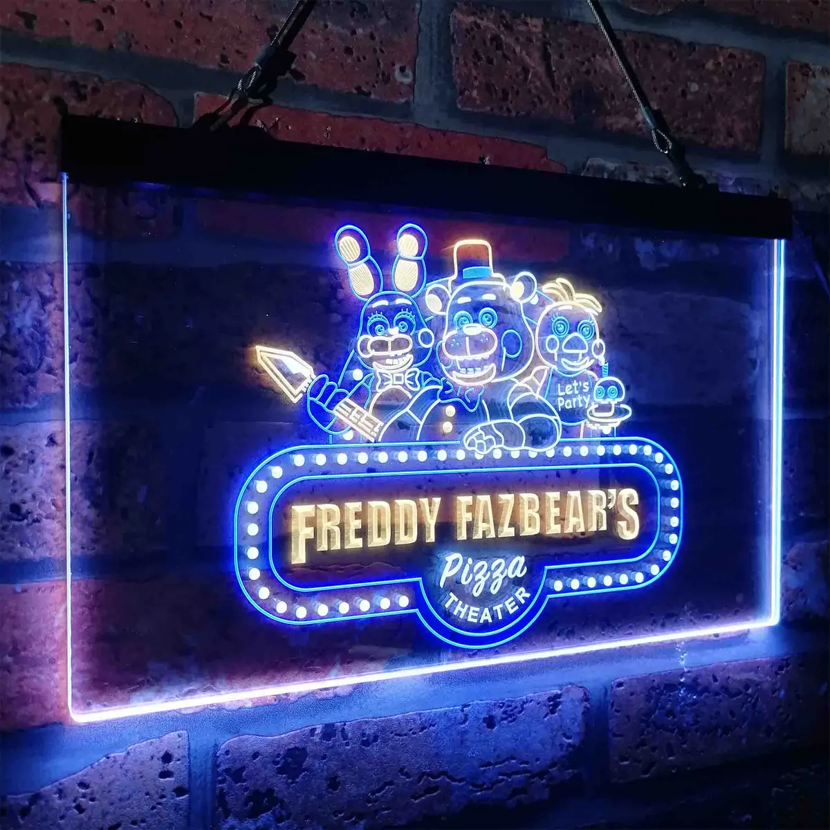 Freddy's Fazbear Five Nights At Freddy's Neon Led Sign 3 Colors 17