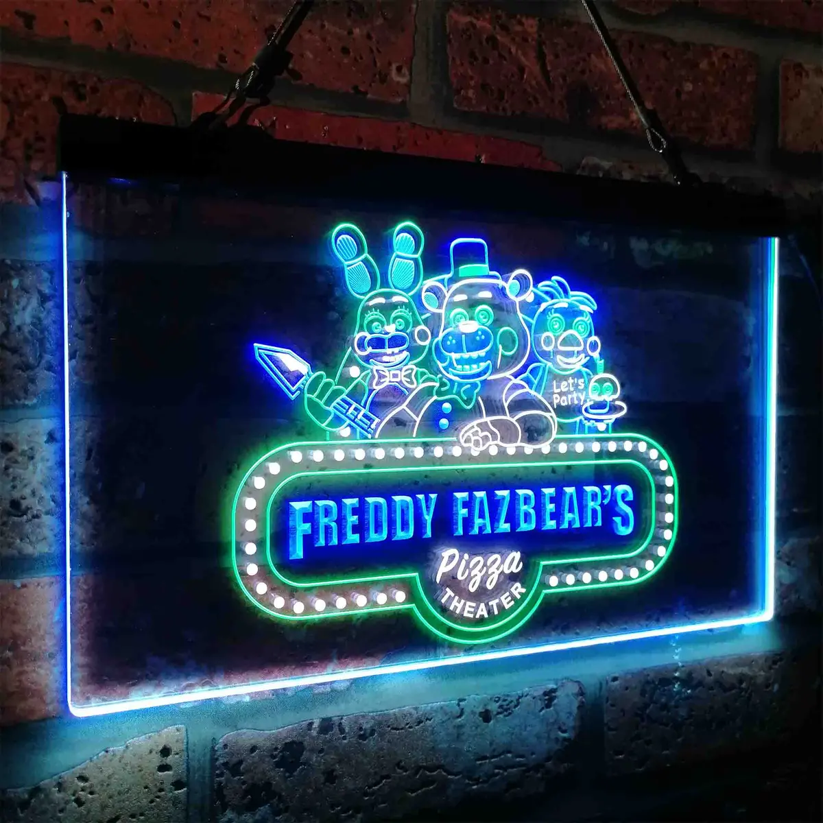 Freddy's Fazbear Five Nights At Freddy's Neon Led Sign 3 Colors 19