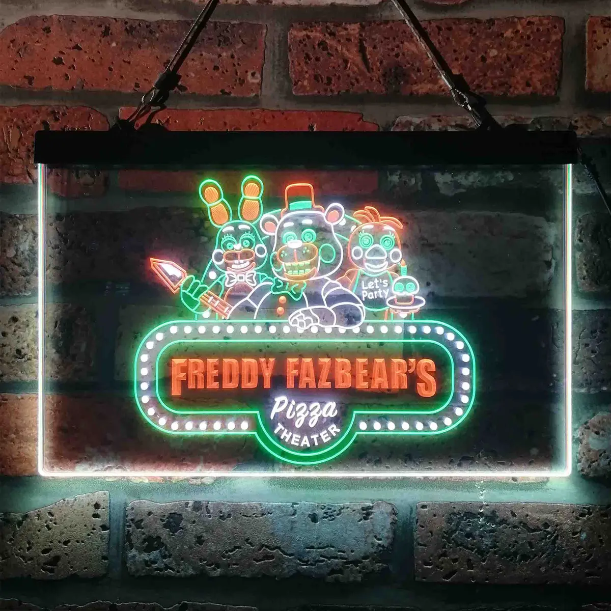 Freddy's Fazbear Five Nights At Freddy's Neon Led Sign 3 Colors 3