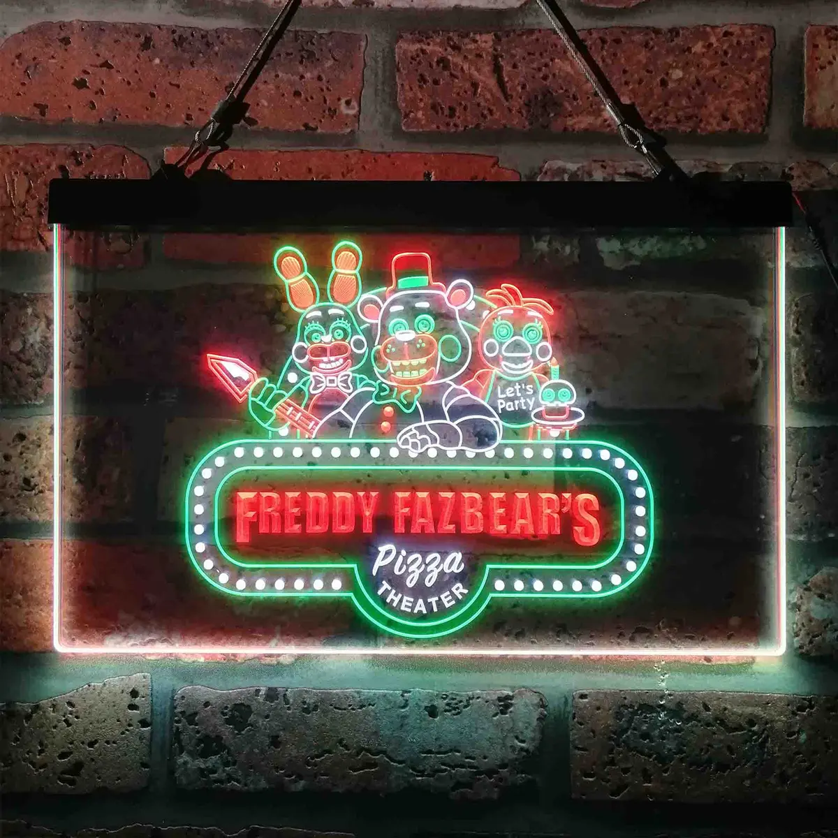 Freddy's Fazbear Five Nights At Freddy's Neon Led Sign 3 Colors 12