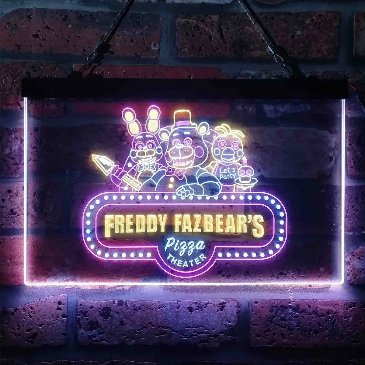 Freddy's Fazbear Five Nights At Freddy's Neon Led Sign 3 Colors 6