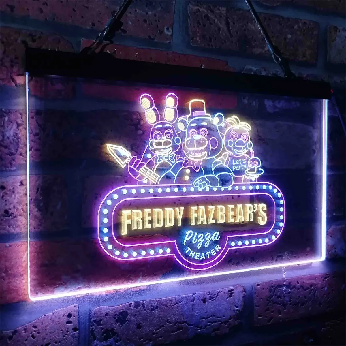 Freddy's Fazbear Five Nights At Freddy's Neon Led Sign 3 Colors 18