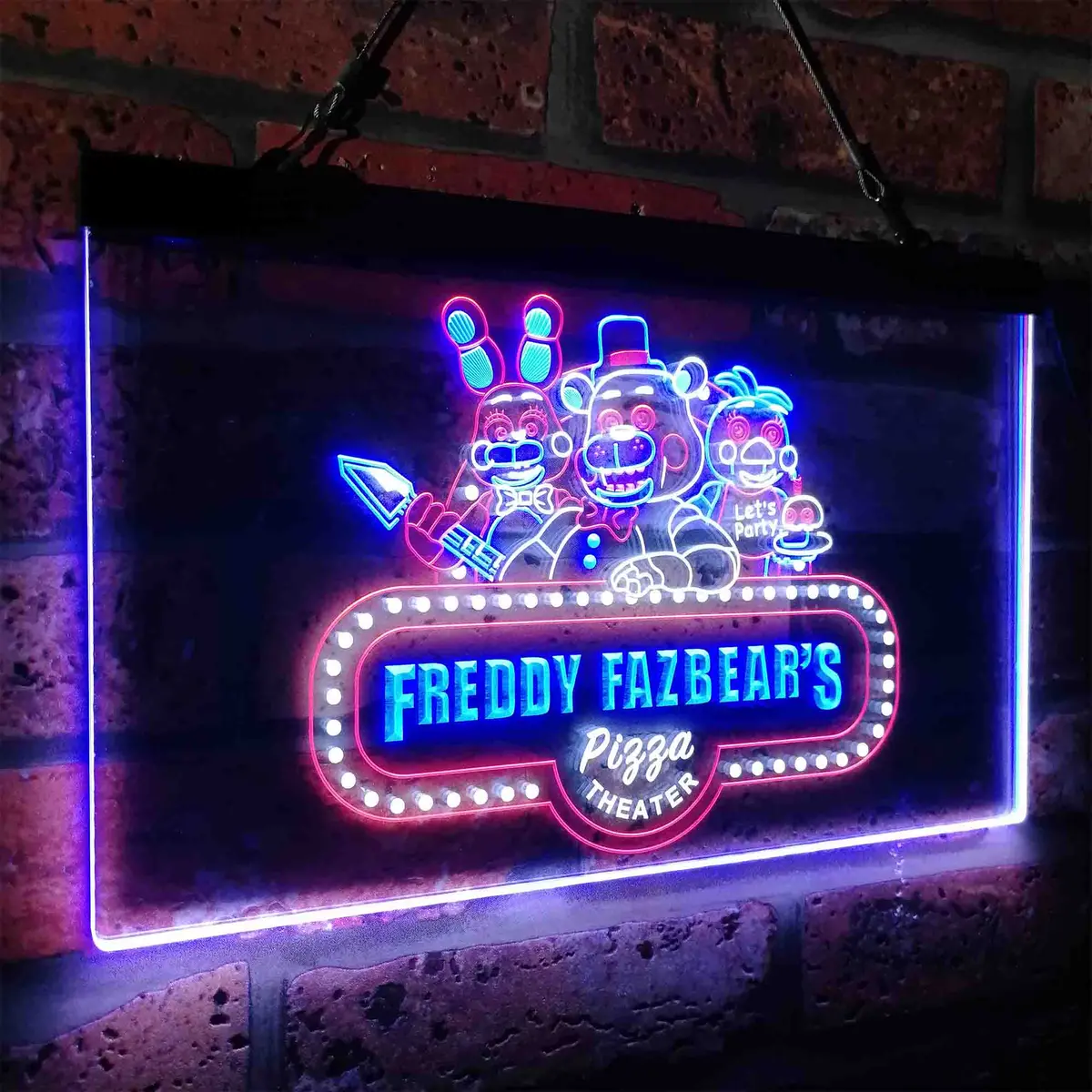 Freddy's Fazbear Five Nights At Freddy's Neon Led Sign 3 Colors 23