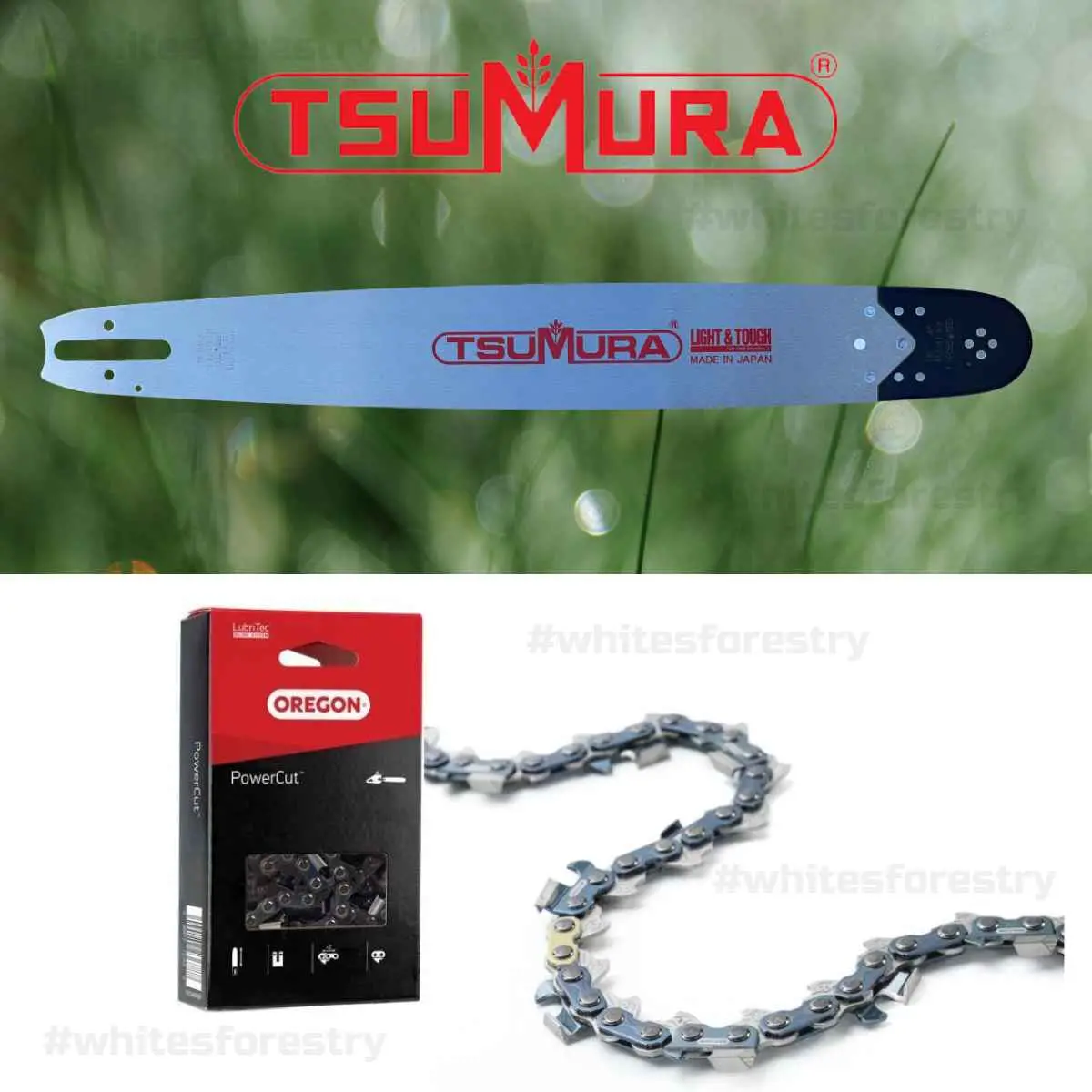 Tsumura Bar & Oregon Chain Combo 20" 3/8" .050" Fits Echo 1