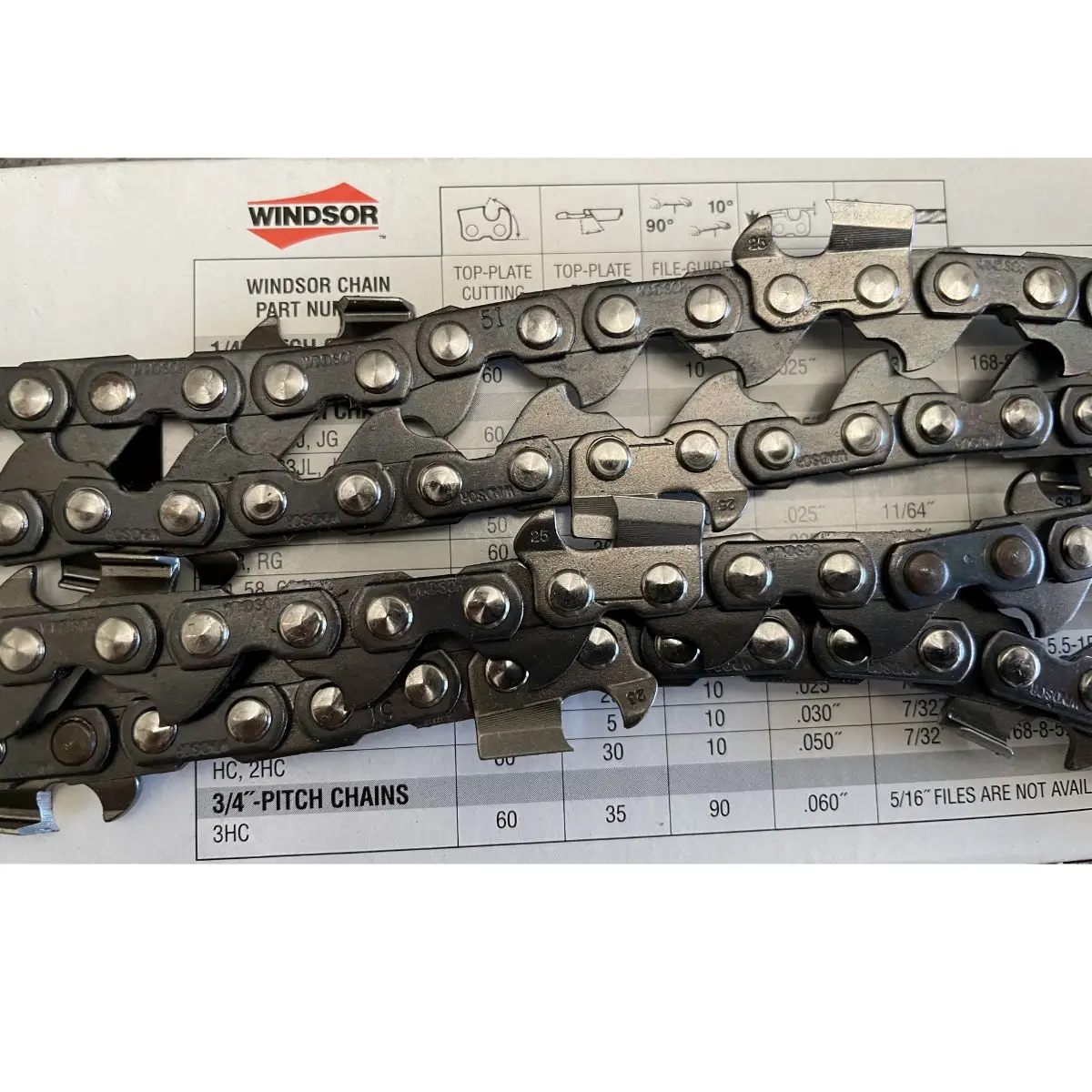 Windsor Usa Chainsaw Chain 84 Drive Link 3/8" .050" Skip-Tooth 1