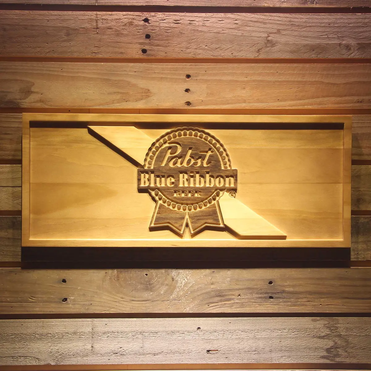 Pabst 3D Solid Wooden Craving Sign 1