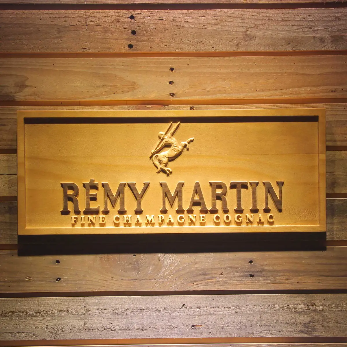 Remy Martin 3D Solid Wooden Craving Sign 1