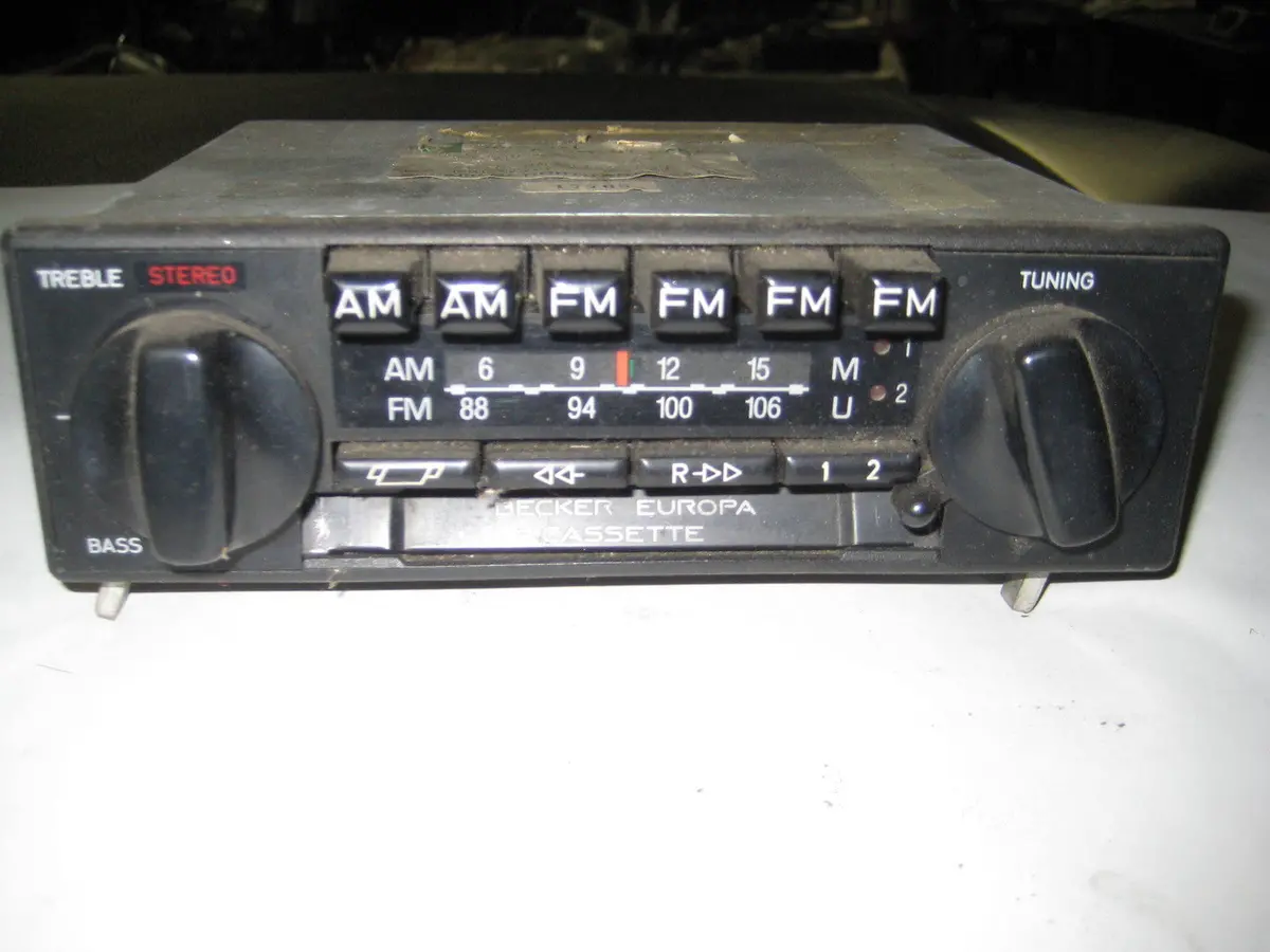 Original Mercedes Becker Europa Cassette 240D 300D 300Td W123 1
