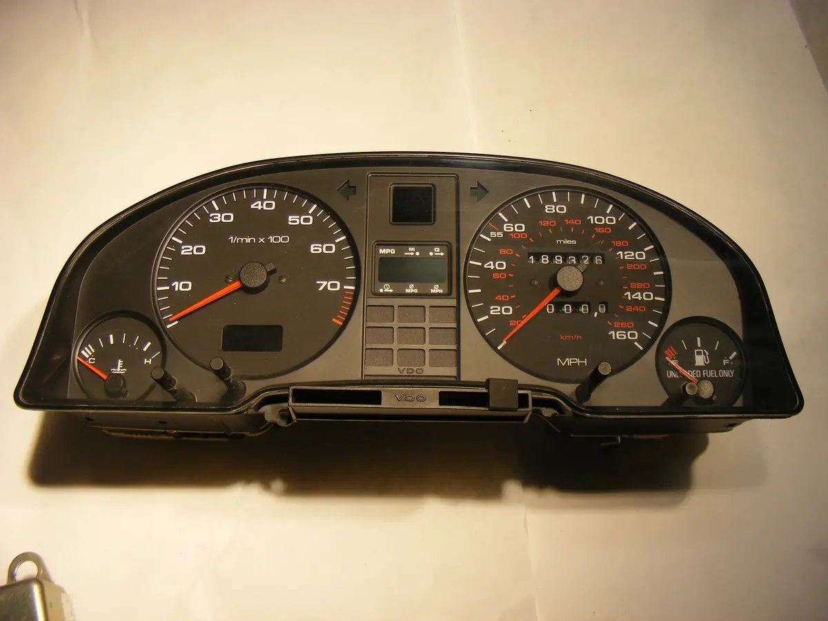 Audi 90 20V A7 Gauge / Instrument Cluster 893919035N 1