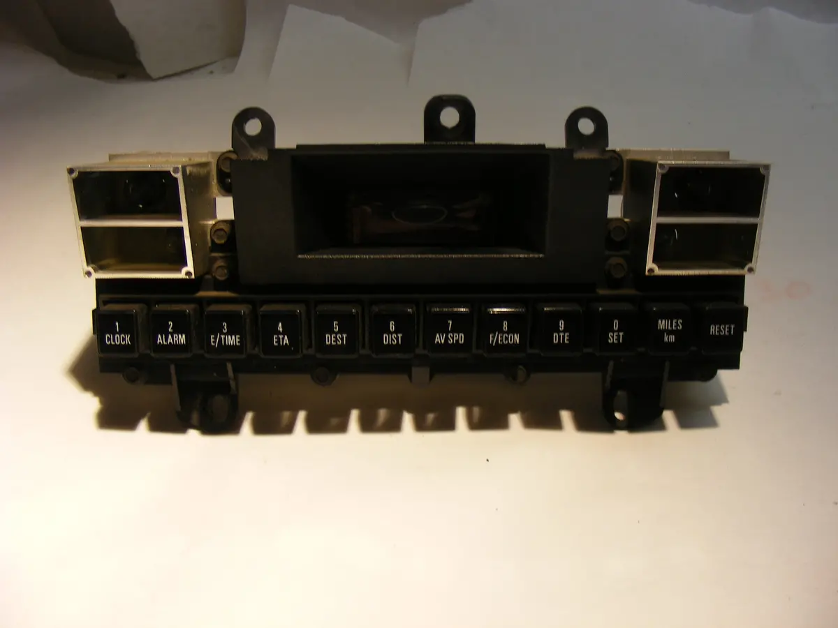 87 88 89 Lincoln Mark Vii 7 Trip Minder Tripminder Message Info Information Center Panel Display E7lf 10D929 Aa 1