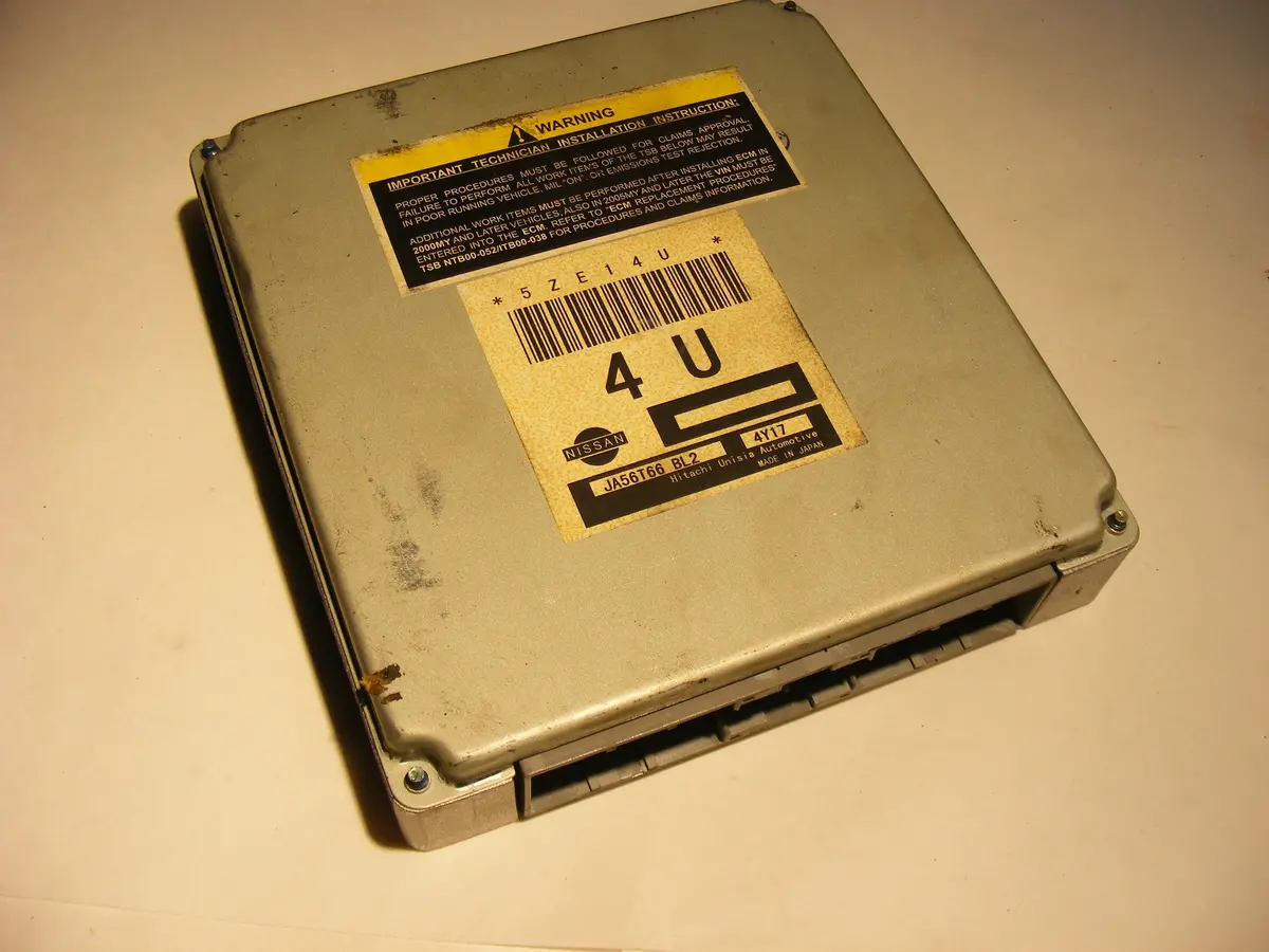 01-02 Nissan Sentra 1.8 Pcm Ecm Ecu Computer Module Ja56t66 Bl2, 5Ze14u, 4U 1