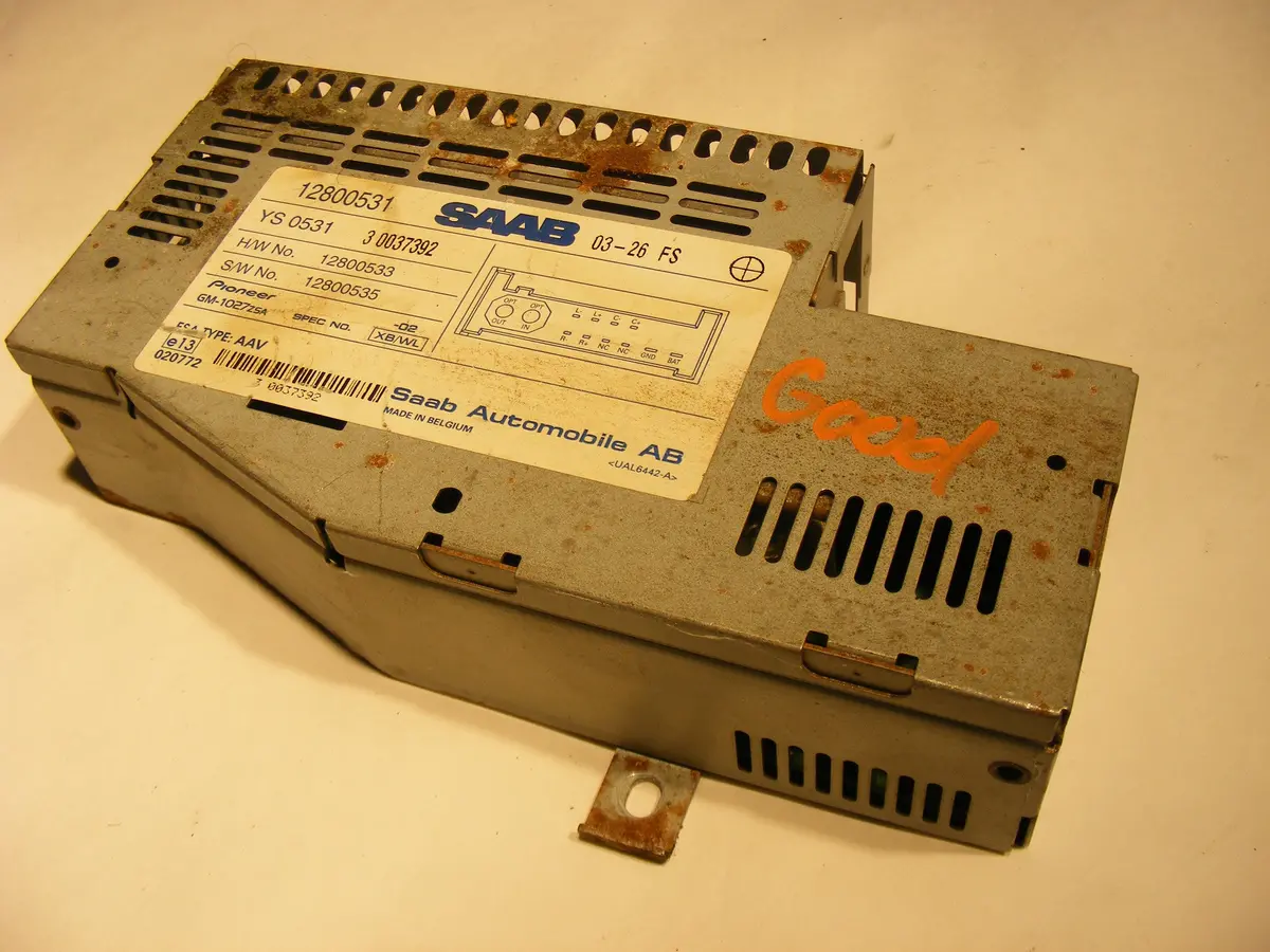 12800531 Saab 9-3 Under Seat Radio Amplifier Amp 2003-2006 03 04 05 06 1