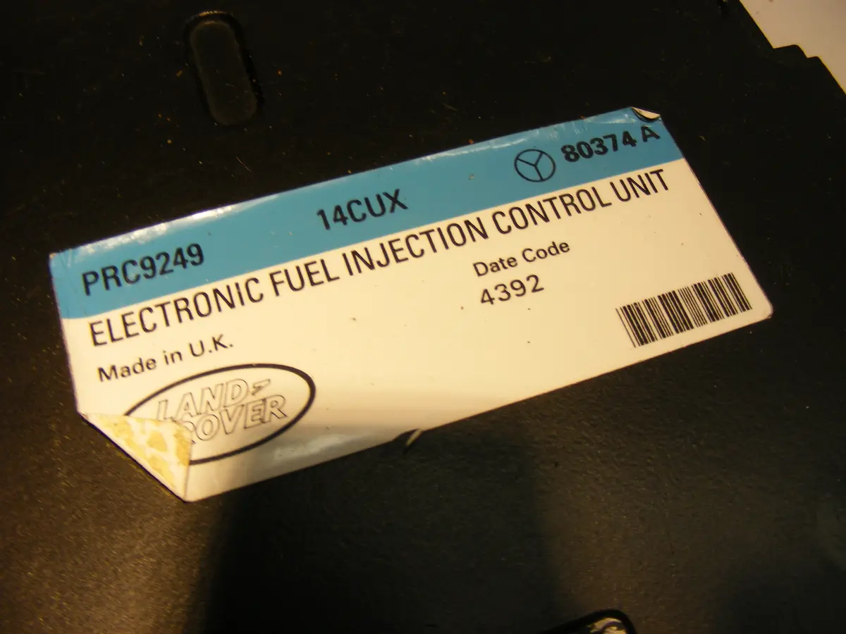 93 94 Land Rover Range Rover Ecu Ecm Computer Prc9249 / 80374A 14Cux 1