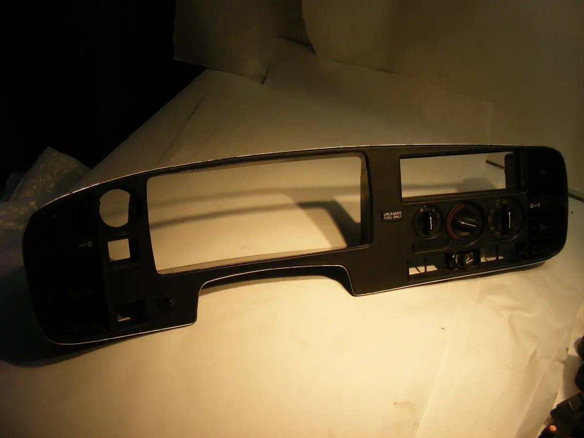 Saab 900 Classic Spg Turbo Dash Dashboard Bezel Trim Around Instrument Guage Cluster And Temperature Control Rare 1