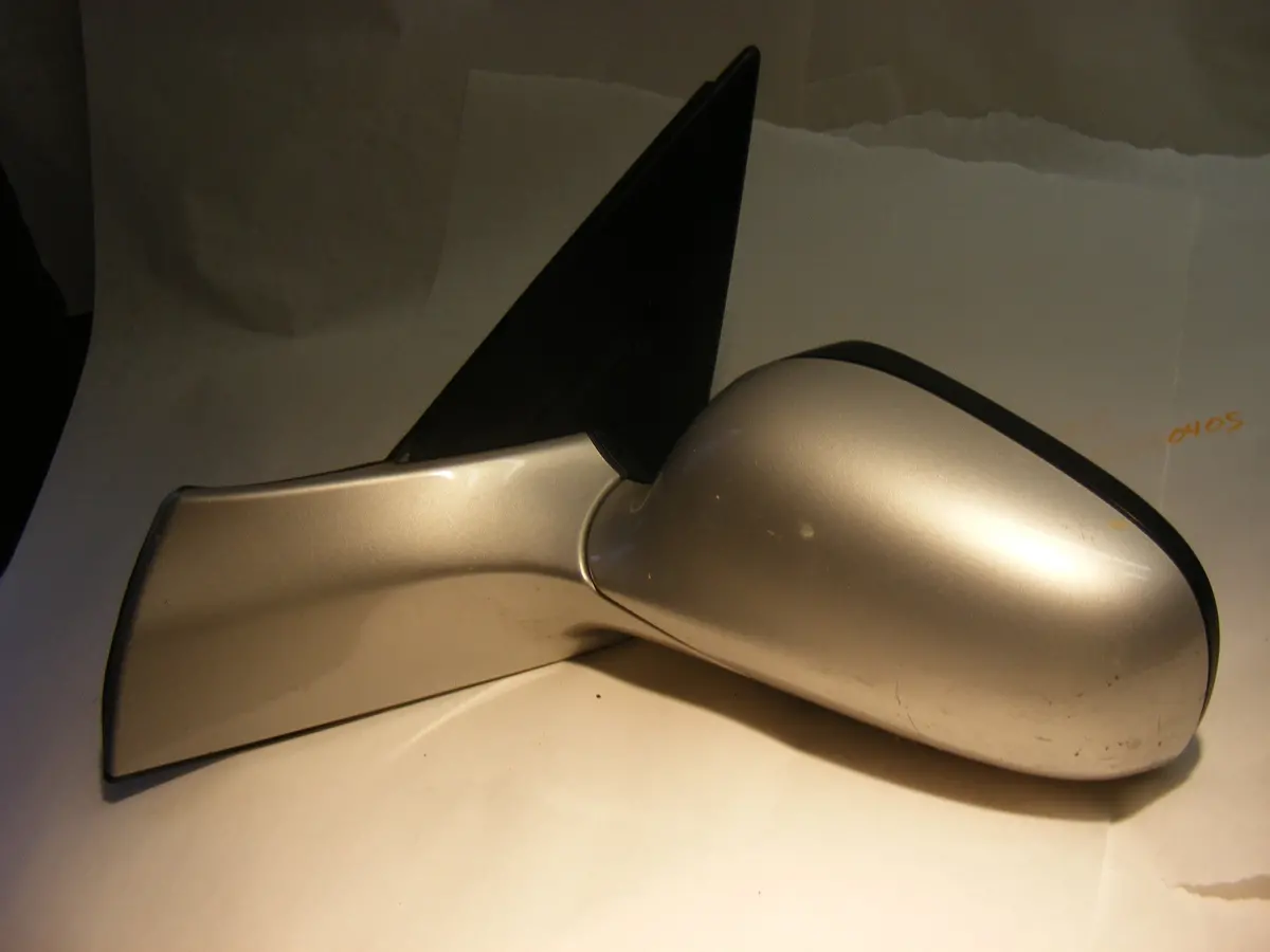 Saab 9-5 Silver Lh Driver Side Power Heated Side Mirror 03 04 05 06 07 08 09 1