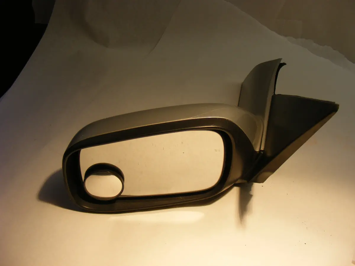 Saab 9-5 Silver Lh Driver Side Power Heated Side Mirror 99 00 01 02 2