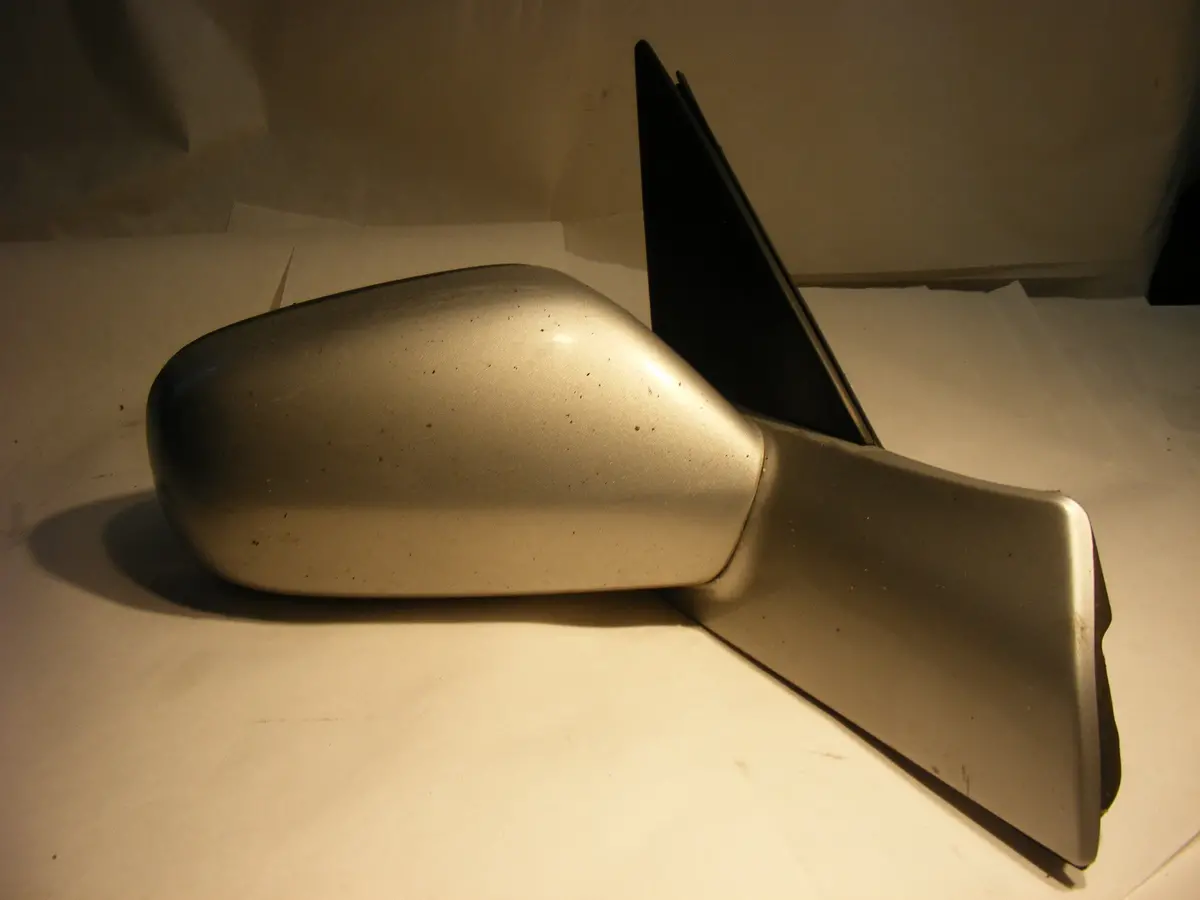 Saab 9-5 Silver Rh Passenger Side Power Heated Side Mirror 99 00 01 02 1