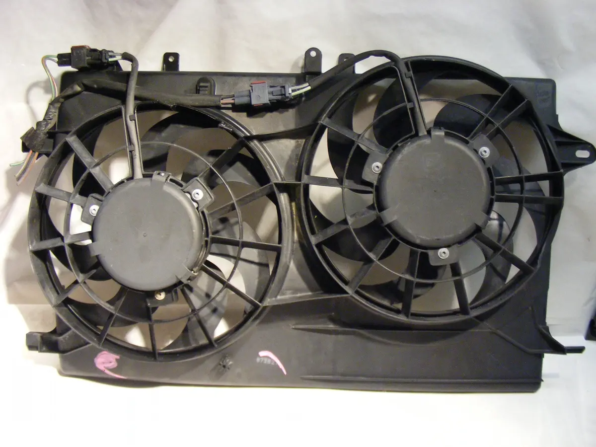 Saab 9-5 Electric Radiator Fan, Cooling Fan Assembly With Shroud 1999-2009 4576351 4576443 5170667 - Genuine Saab, Good Used 1